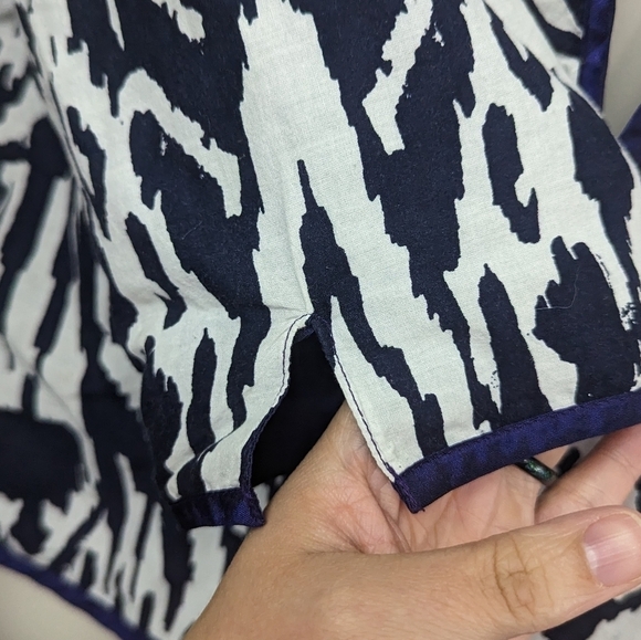 Chico's Ombre Tiger Stripe Blazer Sz 1/M - Picture 5 of 10